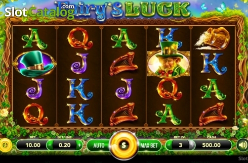 Bildschirm2. Fairy's Luck slot