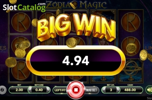 Big Win. Zodiac Magic slot
