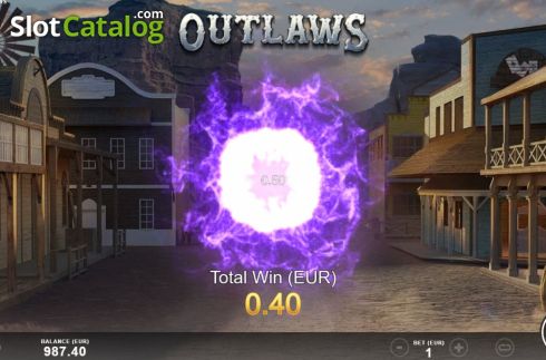 Win Screen 3. Outlaws (Slotmill) slot