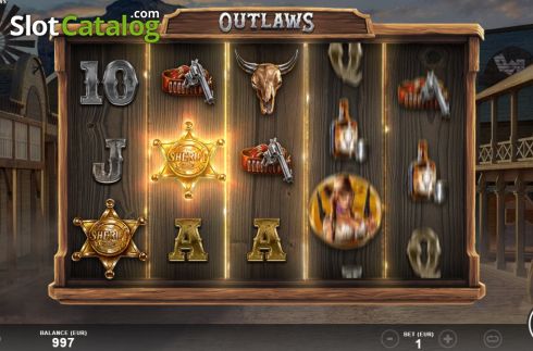 Scatter Symbols. Outlaws (Slotmill) slot