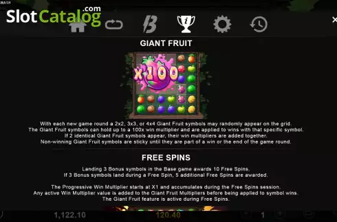 Skärmdump7. Fruit Smash slot
