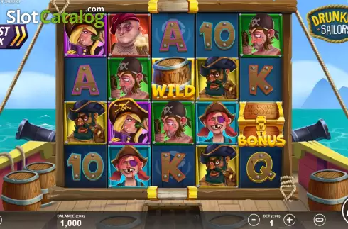 Skärmdump3. Drunken Sailors (Slotmill) slot