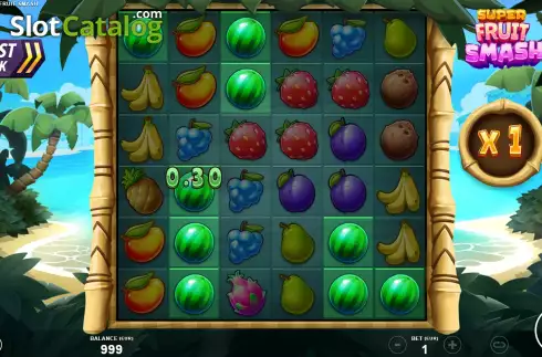 Win Screen. Super Fruit Smash slot