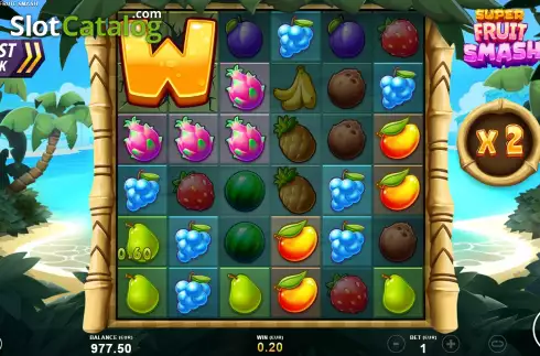Win Screen 4. Super Fruit Smash slot
