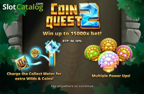 Start Screen. Coin Quest 2 slot