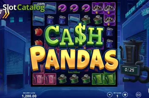 Start Screen. Cash Pandas slot