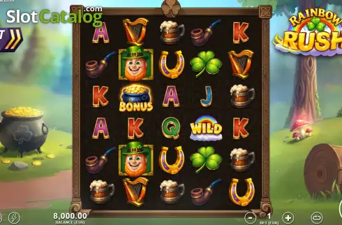 Schermo2. Rainbow Rush slot