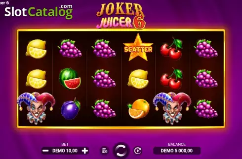 Bildschirm2. Joker Juicer 6 slot