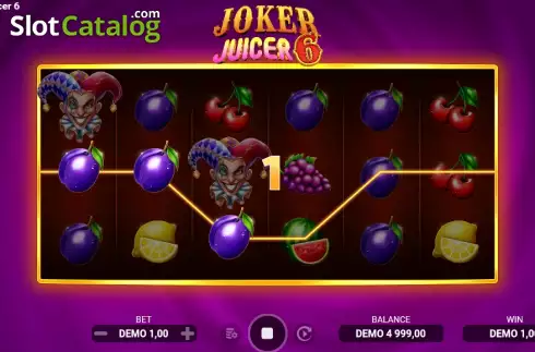 Bildschirm3. Joker Juicer 6 slot