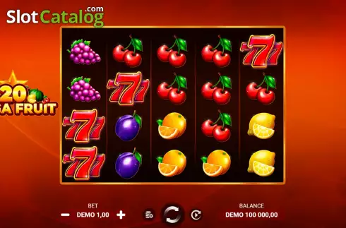 Bildschirm2. Mega Fruit 20 slot