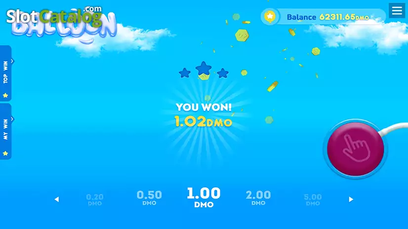 Balloon Win Screen