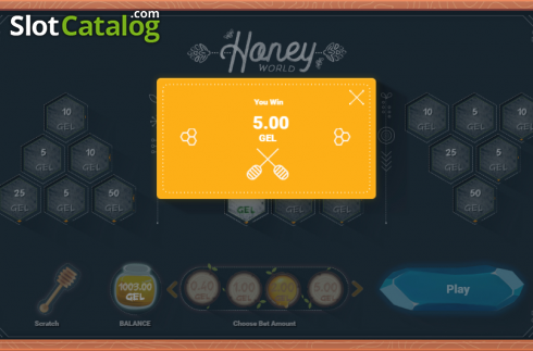 Bildschirm3. Honey World slot