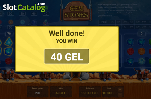 Οθόνη3. Gem Stones (Smartsoft Gaming) Κουλοχέρης 