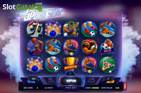 Ekran2. Sport Slot yuvası