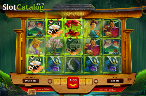 Bildschirm4. Samurai Slot slot