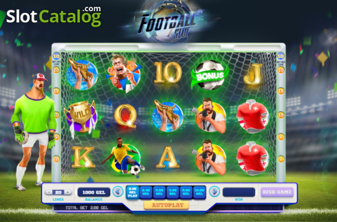 Skärmdump2. Football Slot (Smartsoft Gaming) slot