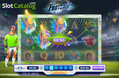 Écran3. Football Slot (Smartsoft Gaming) Machine à sous