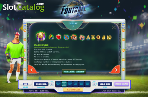 Captura de tela5. Football Slot (Smartsoft Gaming) slot