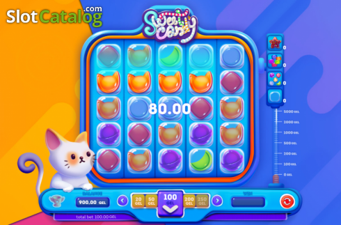 Win Screen. Sweet Candy (Smartsoft Gaming) slot