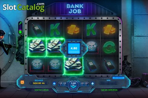 Pantalla4. Bank Job (Smartsoft Gaming) Tragamonedas 