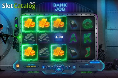 Schermo5. Bank Job (Smartsoft Gaming) slot