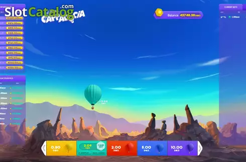 Gameplay Screen. Cappadocia slot