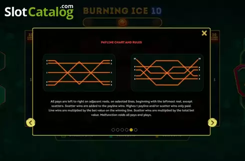 Bildschirm9. Burning Ice 10 slot