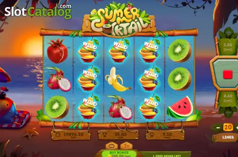 Free Spins screen 4. Summer Cocktail slot