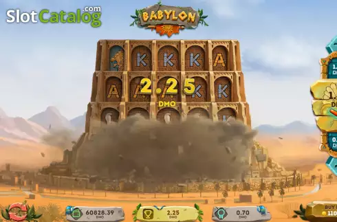 Win screen 3. Babylon slot