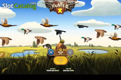 Hunter X - Game screen. Hunter X slot