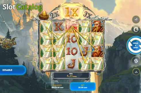 Ecran3. Dragon's Code slot