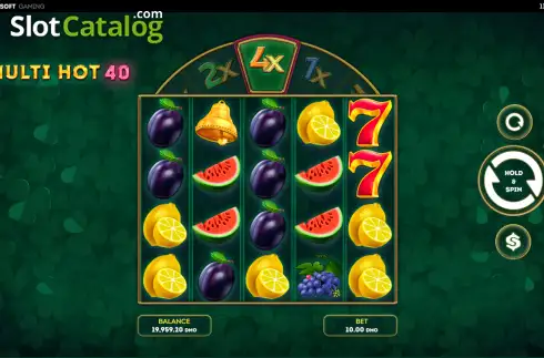 Bildschirm2. Multi Hot 40 slot