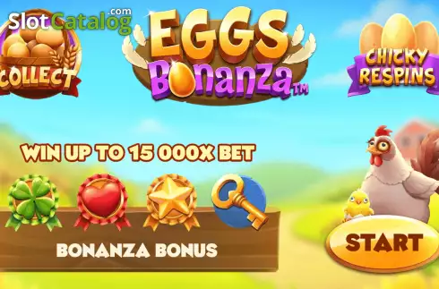 Start Screen. Eggs Bonanza slot
