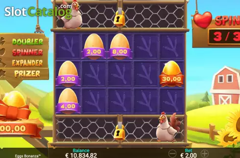 画面8. Eggs Bonanza カジノスロット