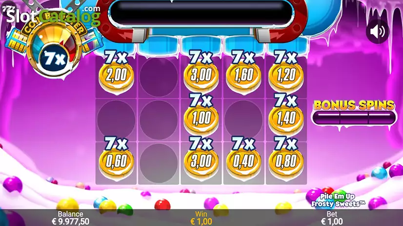 Pile ´Em Up Frosty Sweets Slot Hold and Win