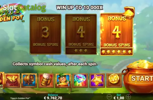 Bonus Game Win Screen 2. Tippy's Golden Pot slot