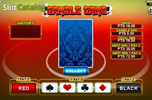 Gamble screen. Festive Lion slot