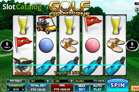 画面4. Golf Champions カジノスロット