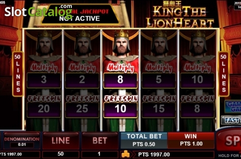 Free Spins 2. King The Lion Heart slot