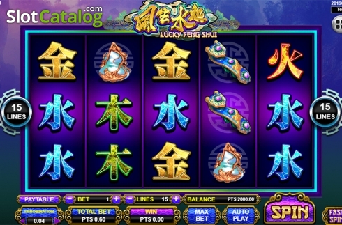 Bildschirm2. Lucky Feng Shui slot