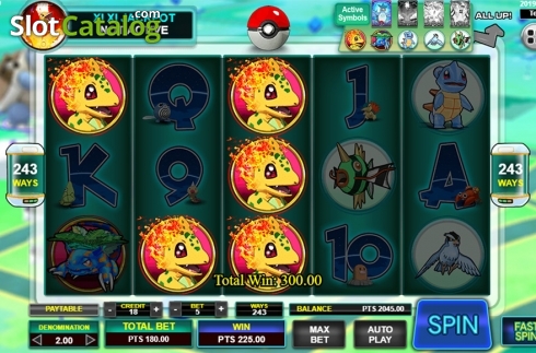 画面3. Pocket Mon Go カジノスロット