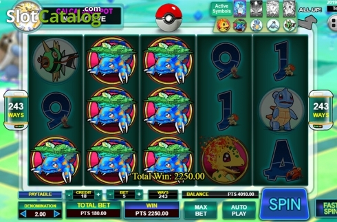画面4. Pocket Mon Go カジノスロット