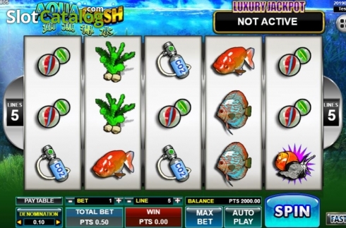 Bildschirm2. Aqua Cash (Spadegaming) slot