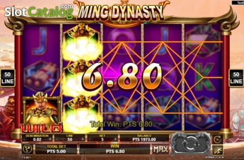 Schermo4. Ming Dynasty (Spadegaming) slot