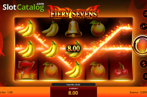 Bildschirm4. Fiery Sevens slot