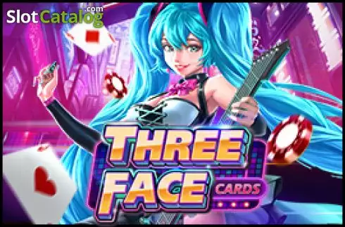 Three Face Cards Логотип