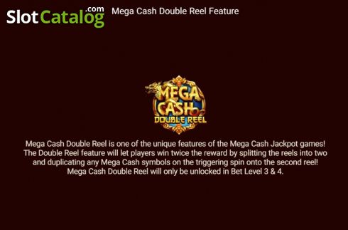 Mega Cash Double Reel Feature. Legendary Beasts Saga slot
