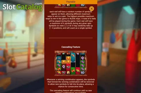 Features Screen 3. Muay Thai Fighter slot