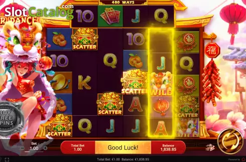 Free Spins Win Screen. Tiger Dance slot