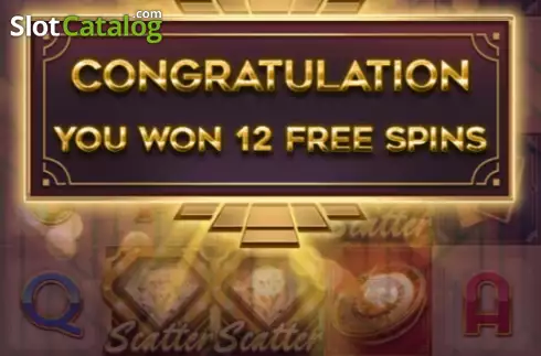 Free Spins Win Screen. Royale House slot